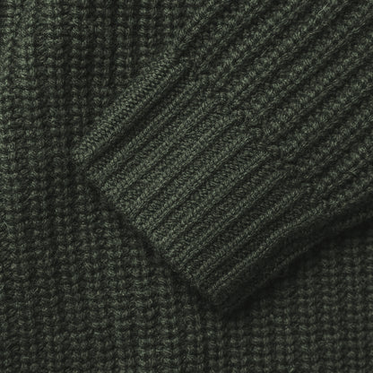 The Wharf Sweater in Dark Olive