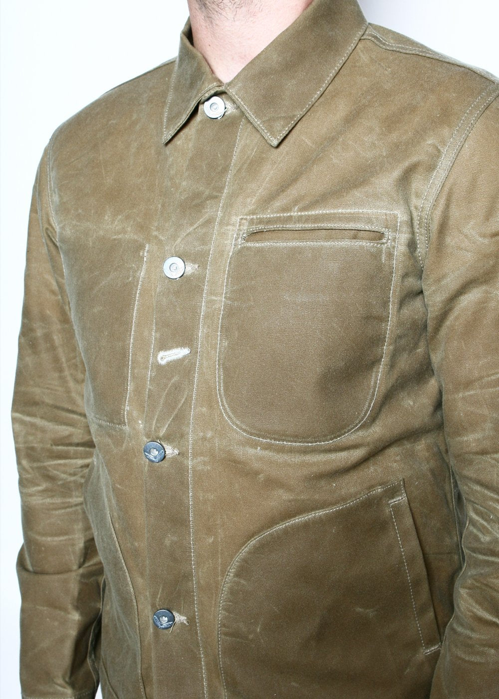 Waxed Ridgeline Supply Jacket in Tan
