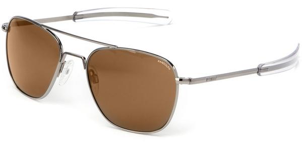 Aviator in Gunmetal Polarized American Tan