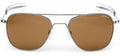 Aviator in Gunmetal Polarized American Tan