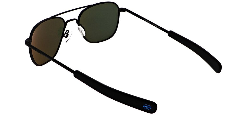 Aviator in Matte Black Polarized Cobalt