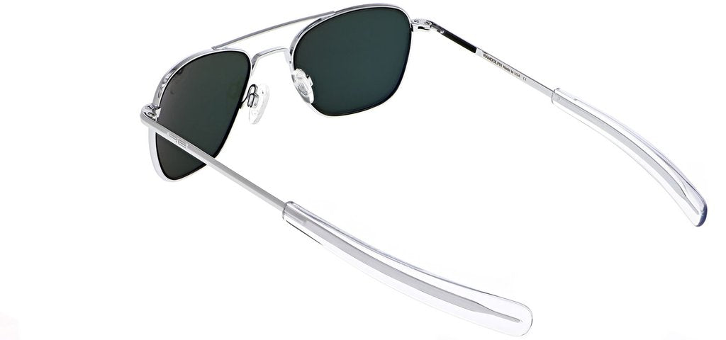 Aviator in Bright Chrome Polarized Granite