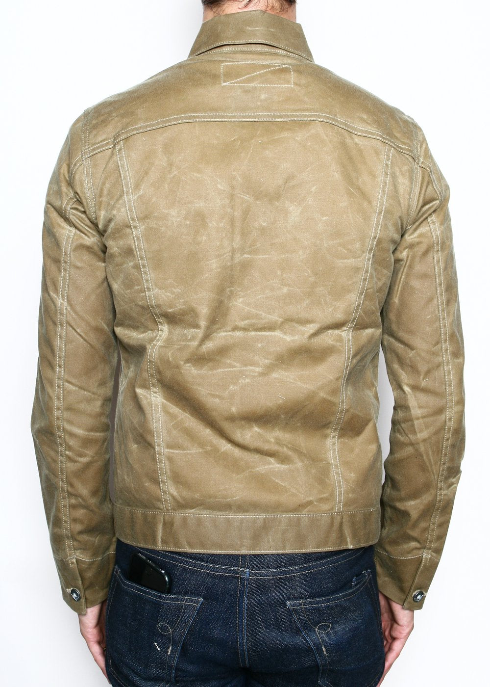 Waxed Ridgeline Supply Jacket in Tan