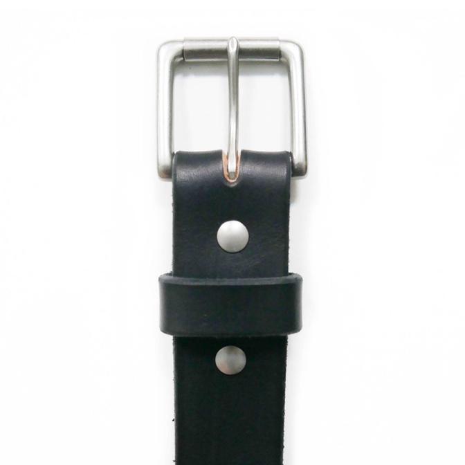 1½" Standard Camp Belt in Black and Matte Nickel