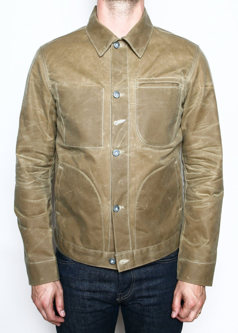 Waxed Ridgeline Supply Jacket in Tan