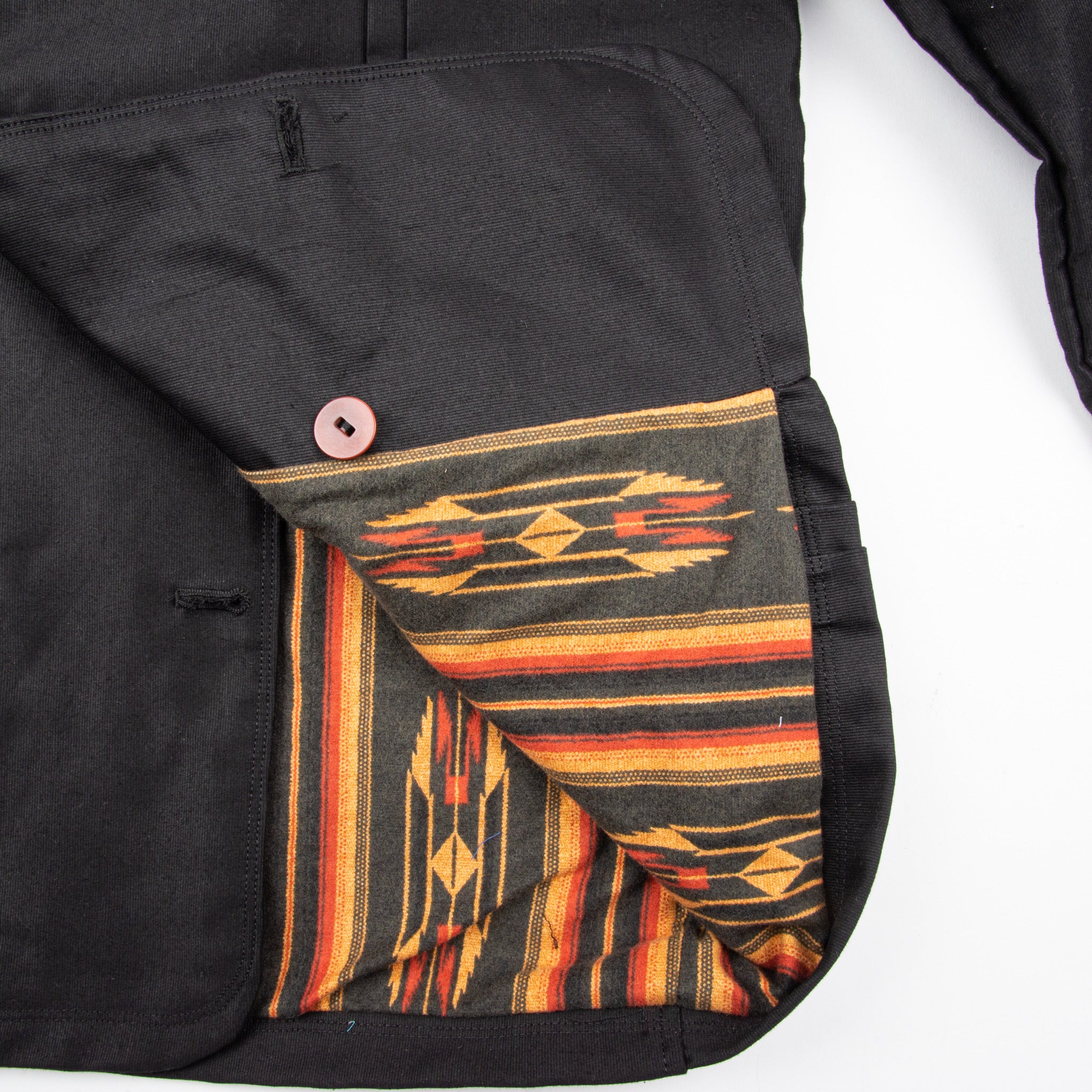 Black Pleated Rancher