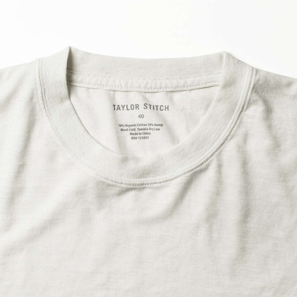 Cotton Hemp Tee in Natural
