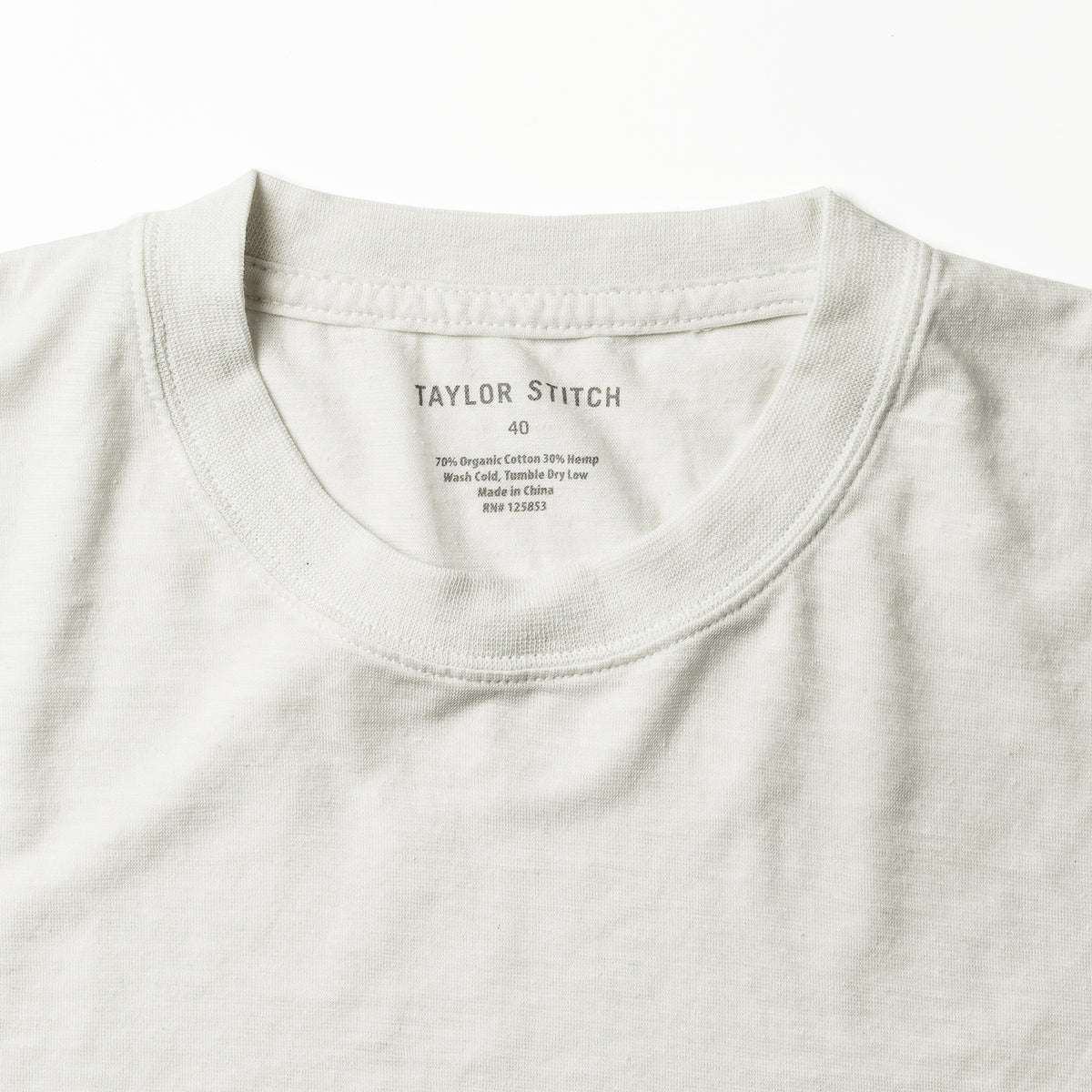 Cotton Hemp Tee in Natural