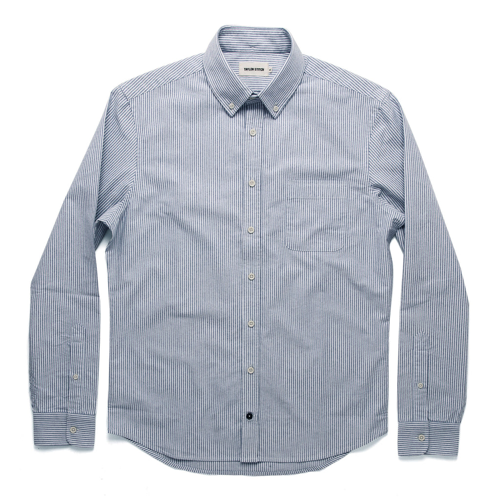 The Jack in Navy University Stripe Oxford