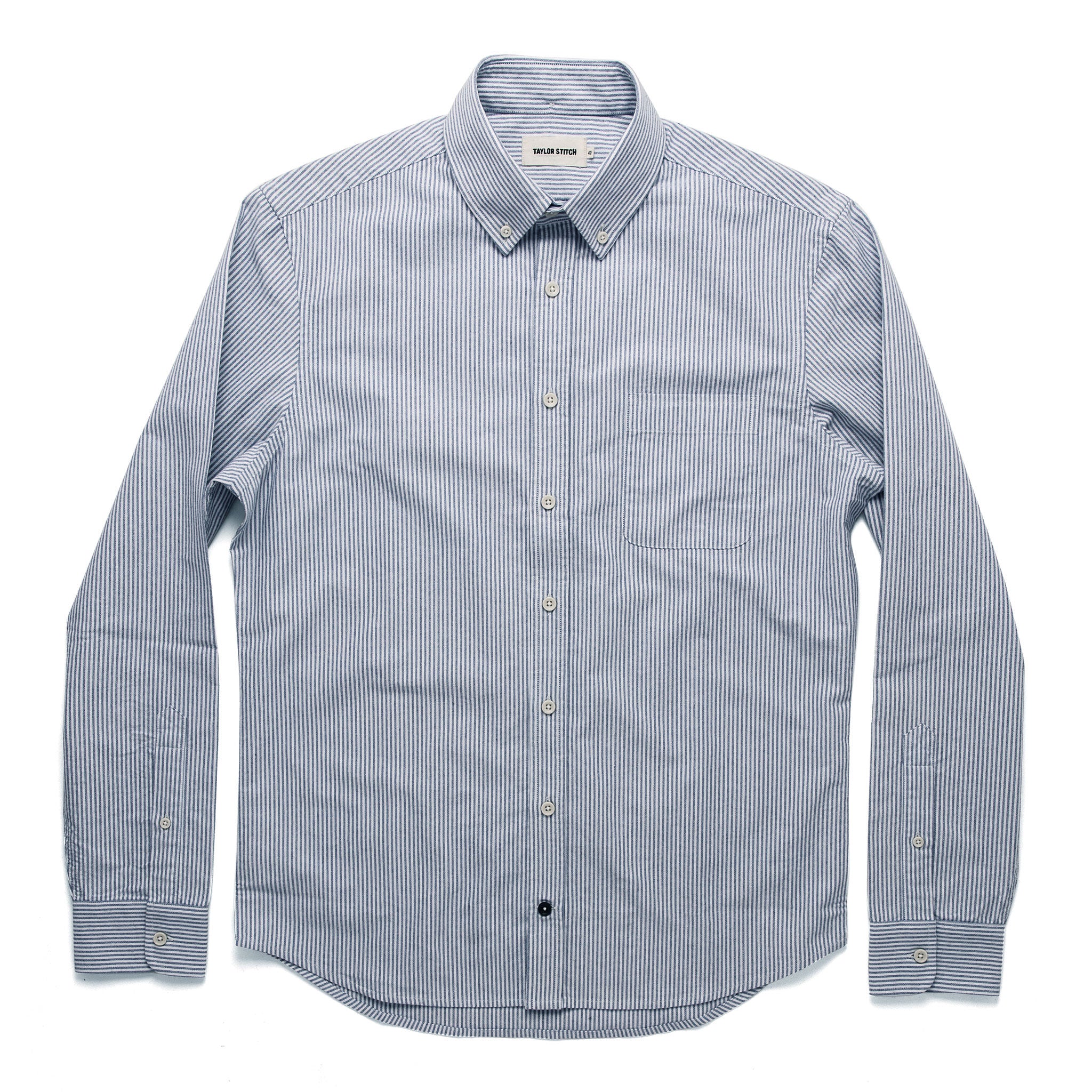 The Jack in Navy University Stripe Oxford