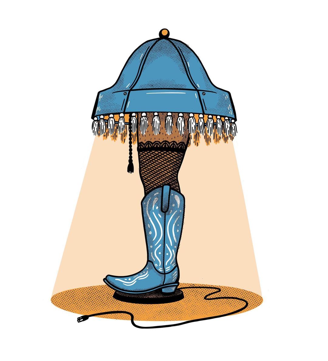 Leg Lamp Boot Holiday Card