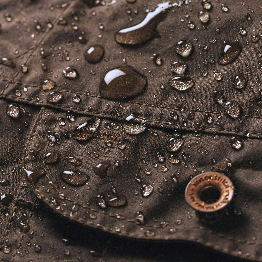 Tobacco Waxed Canvas Long Haul Jacket