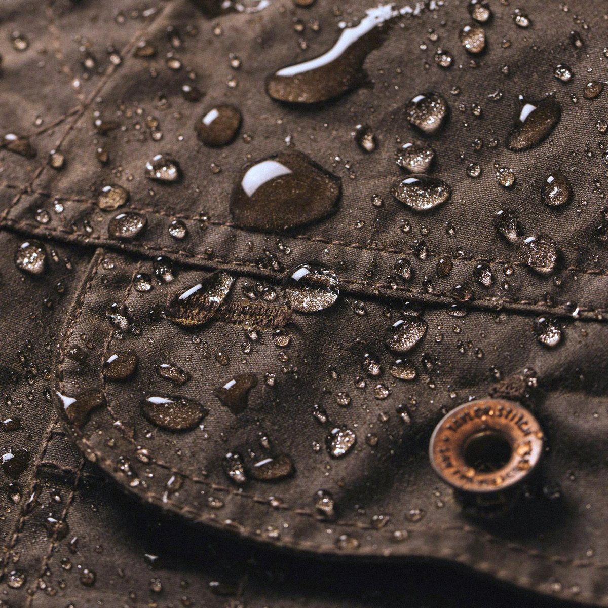 Tobacco Waxed Canvas Long Haul Jacket