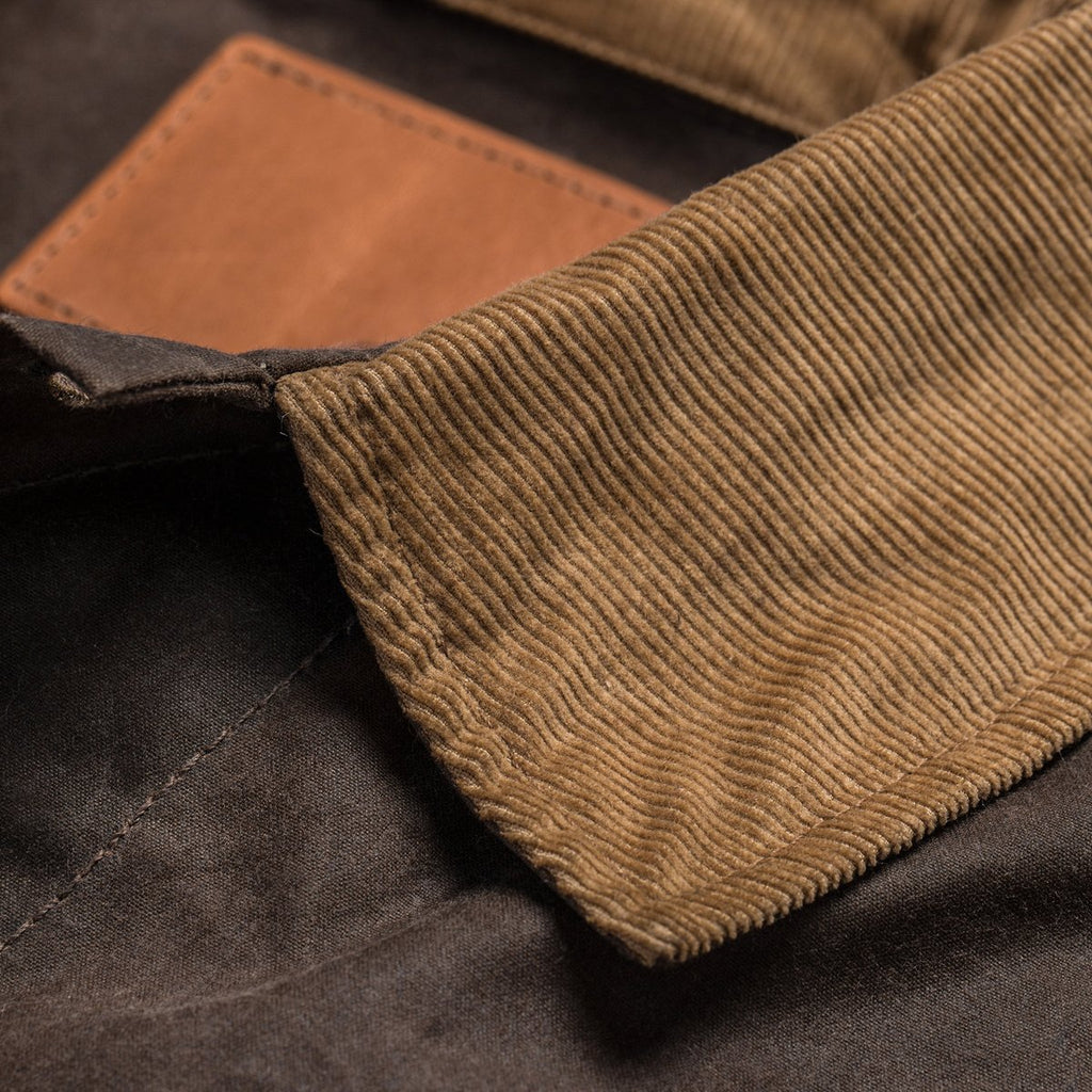 Tobacco Waxed Canvas Long Haul Jacket