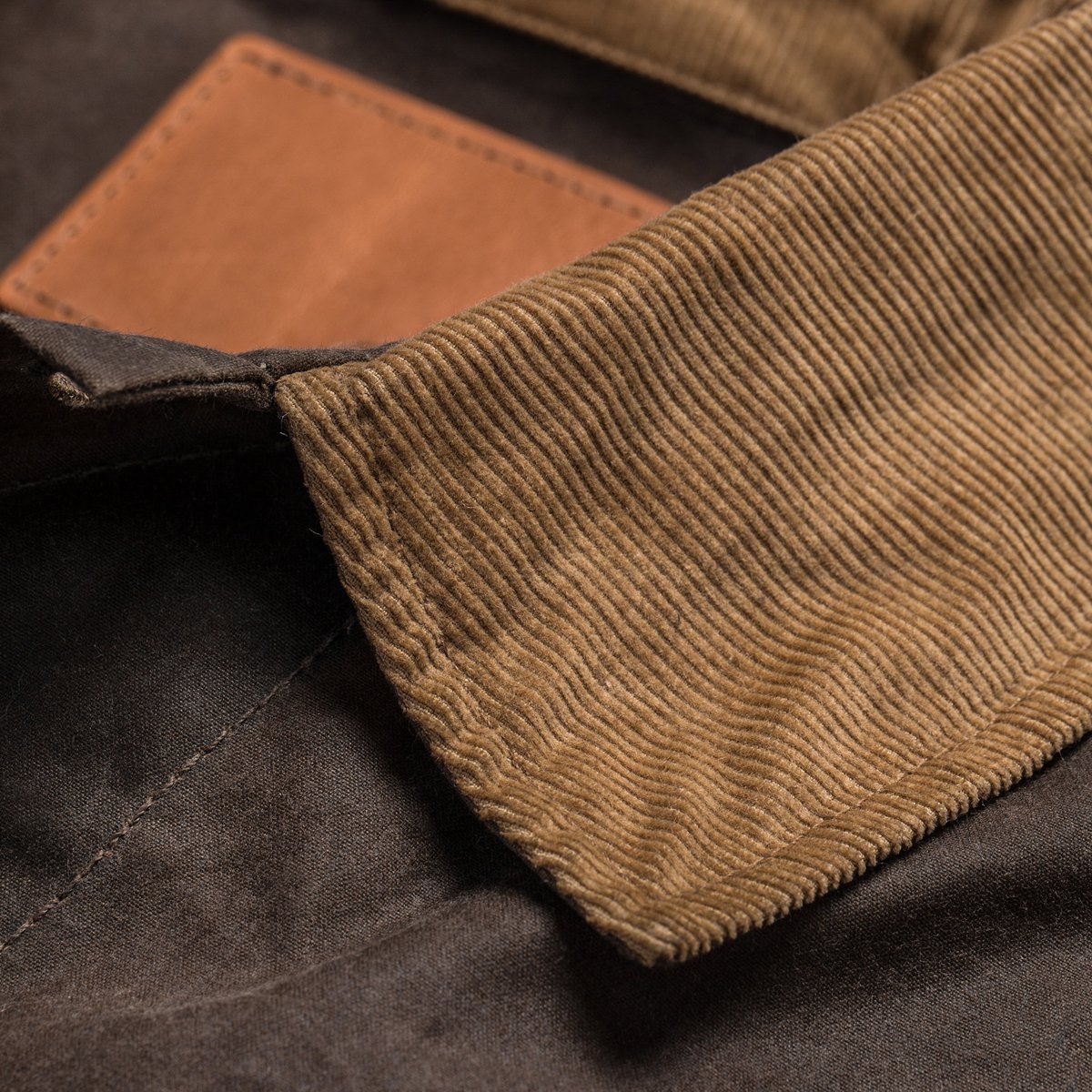 Tobacco Waxed Canvas Long Haul Jacket