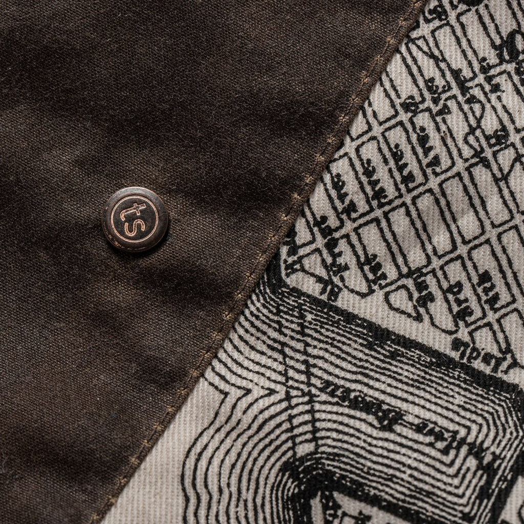 Tobacco Waxed Canvas Long Haul Jacket