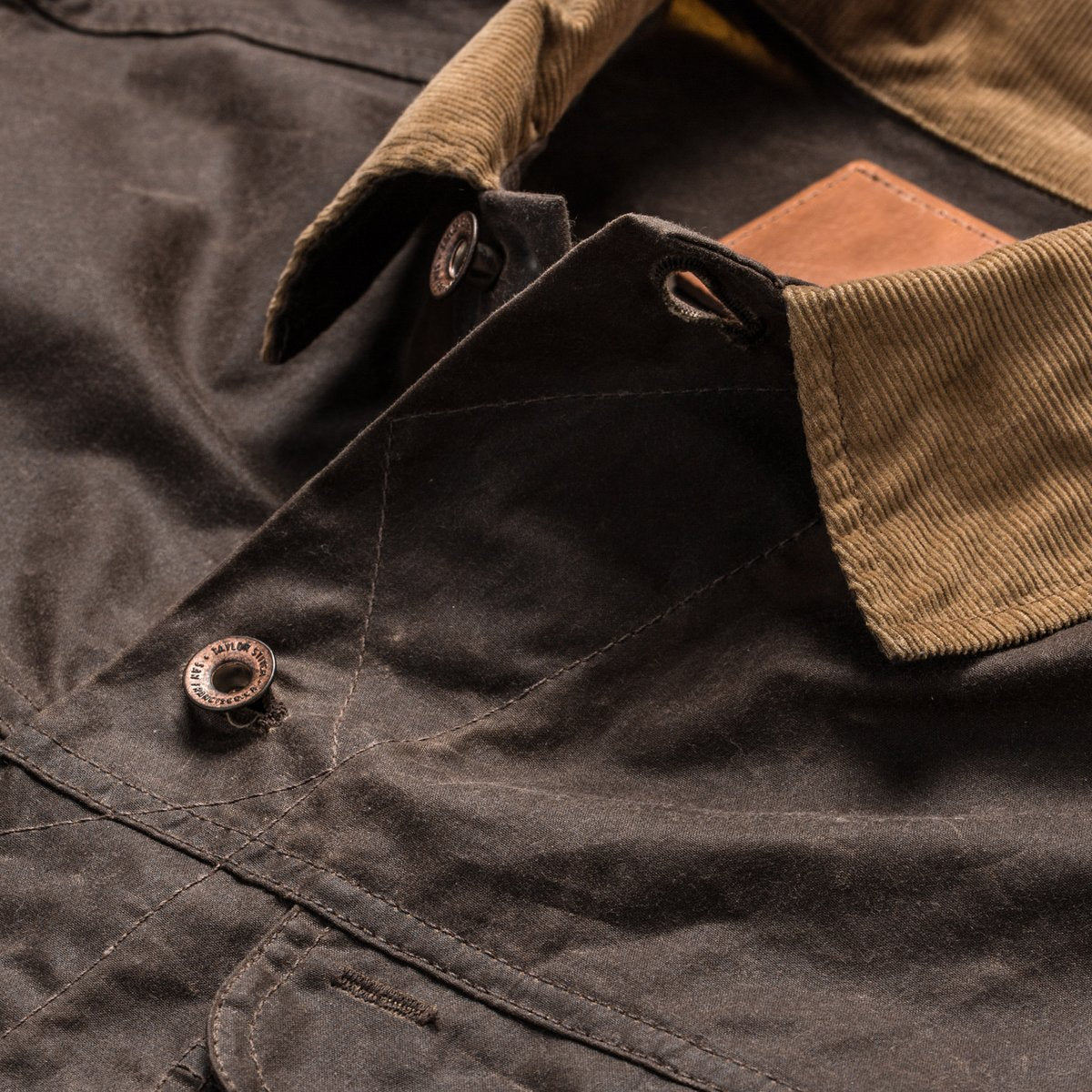 Tobacco Waxed Canvas Long Haul Jacket