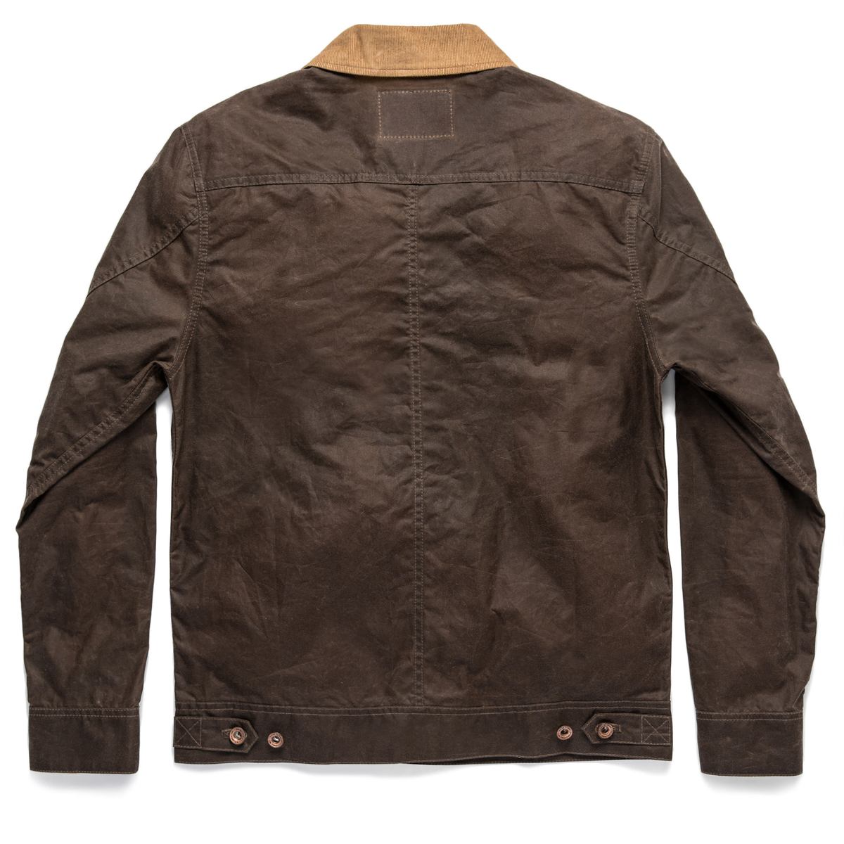 the long haul jacket in tobacco waxed canvas Porterhouse Clothing & Supply traditional front pleats Taylor stitch x3 (@taylorstitch ).
