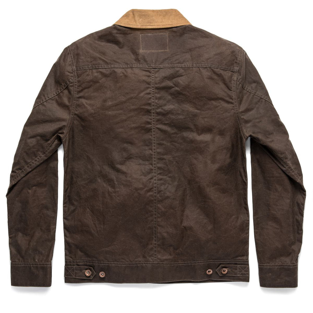 Tobacco Waxed Canvas Long Haul Jacket