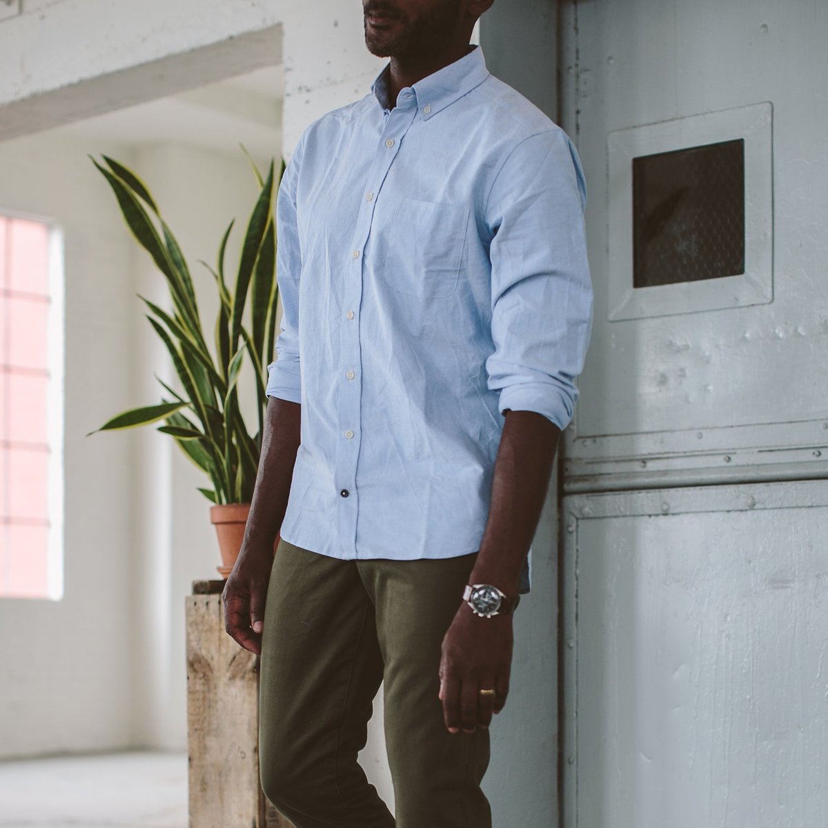 The Jack in Blue Oxford