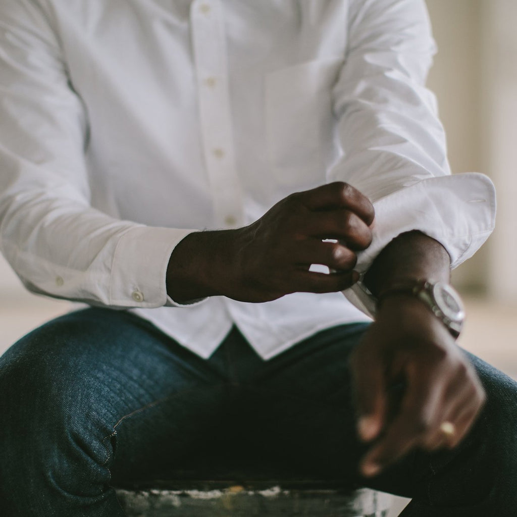 The Jack in White Oxford