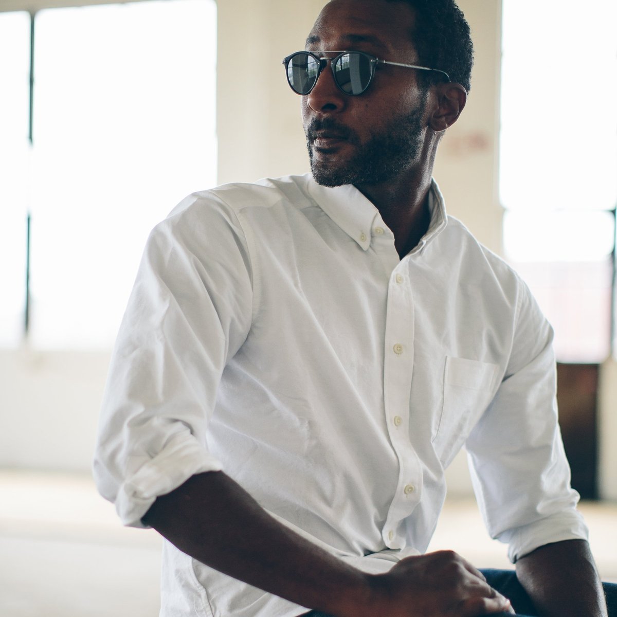 The Jack in White Oxford