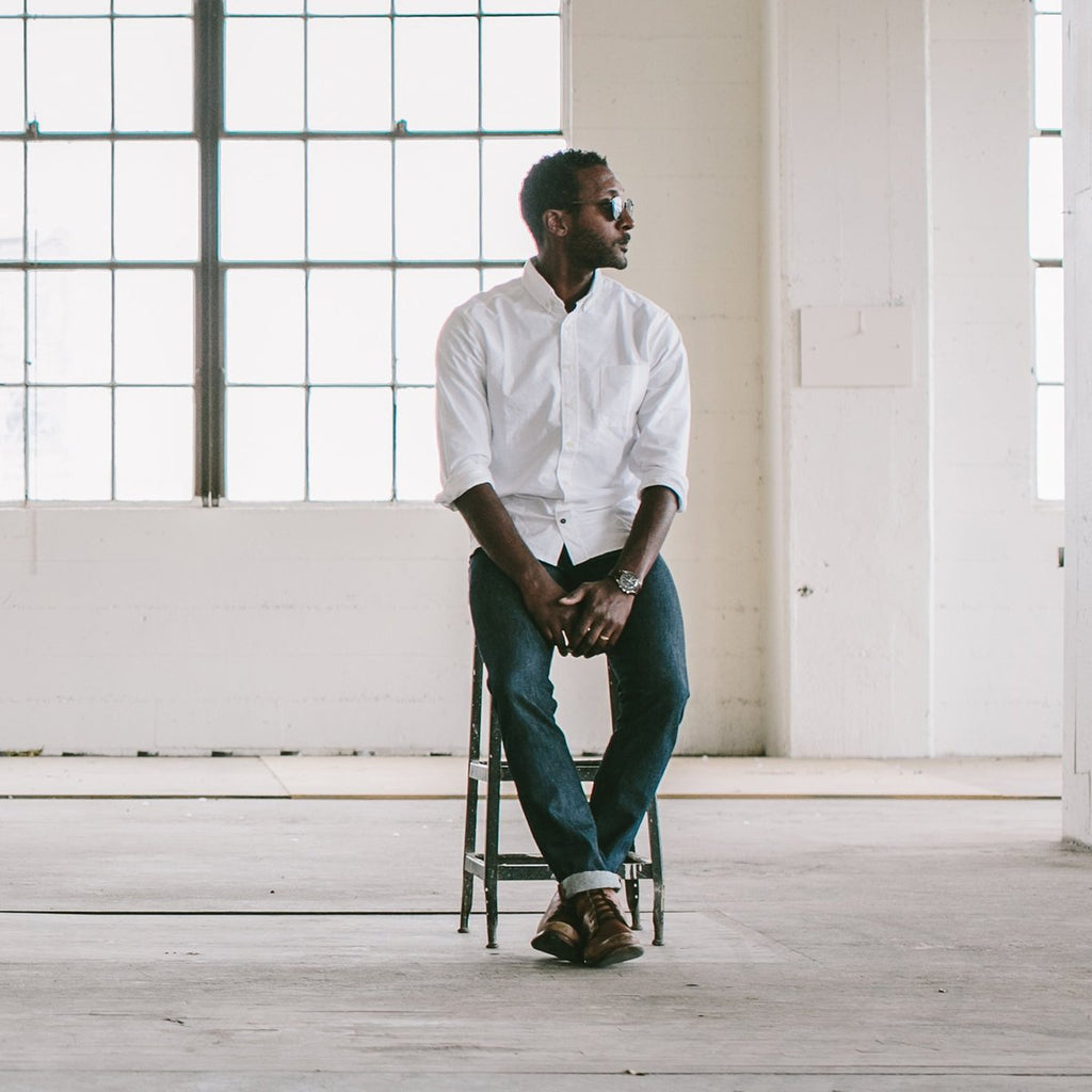 The Jack in White Oxford