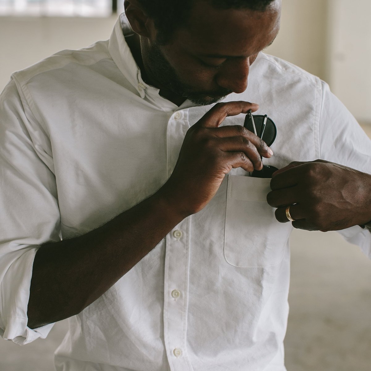 The Jack in White Oxford