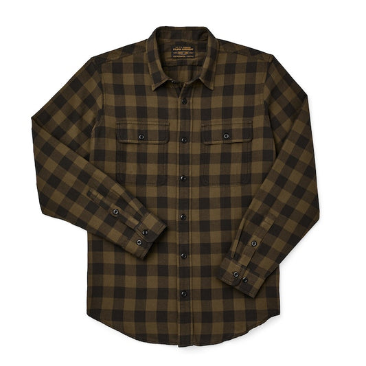 Scout Shirt in Dark Tan Check