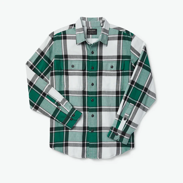 Scout Shirt in Green & White