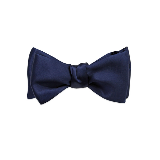 The Griffin Blue Silk Bow Tie
