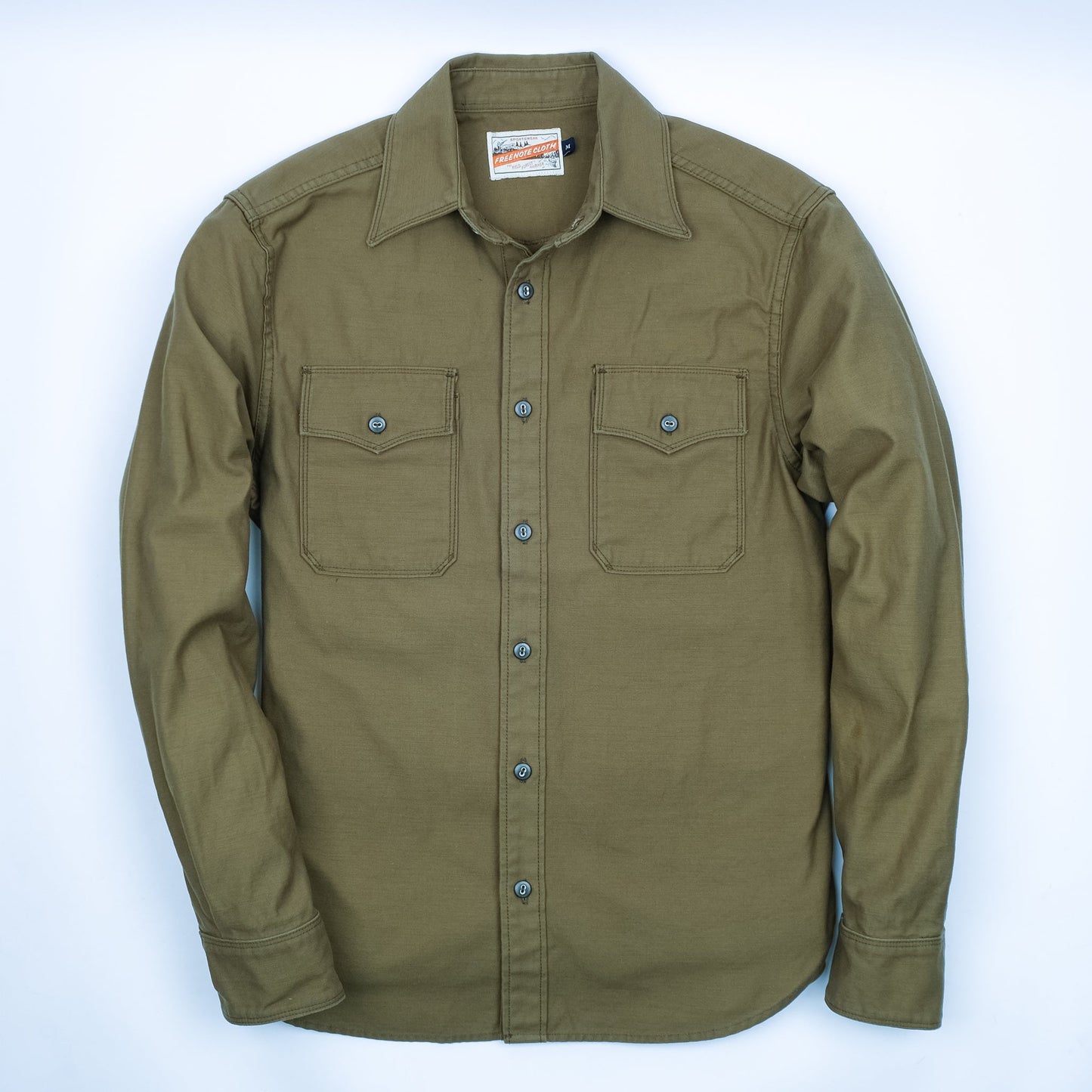 Scout Shirt in Olive Canvas