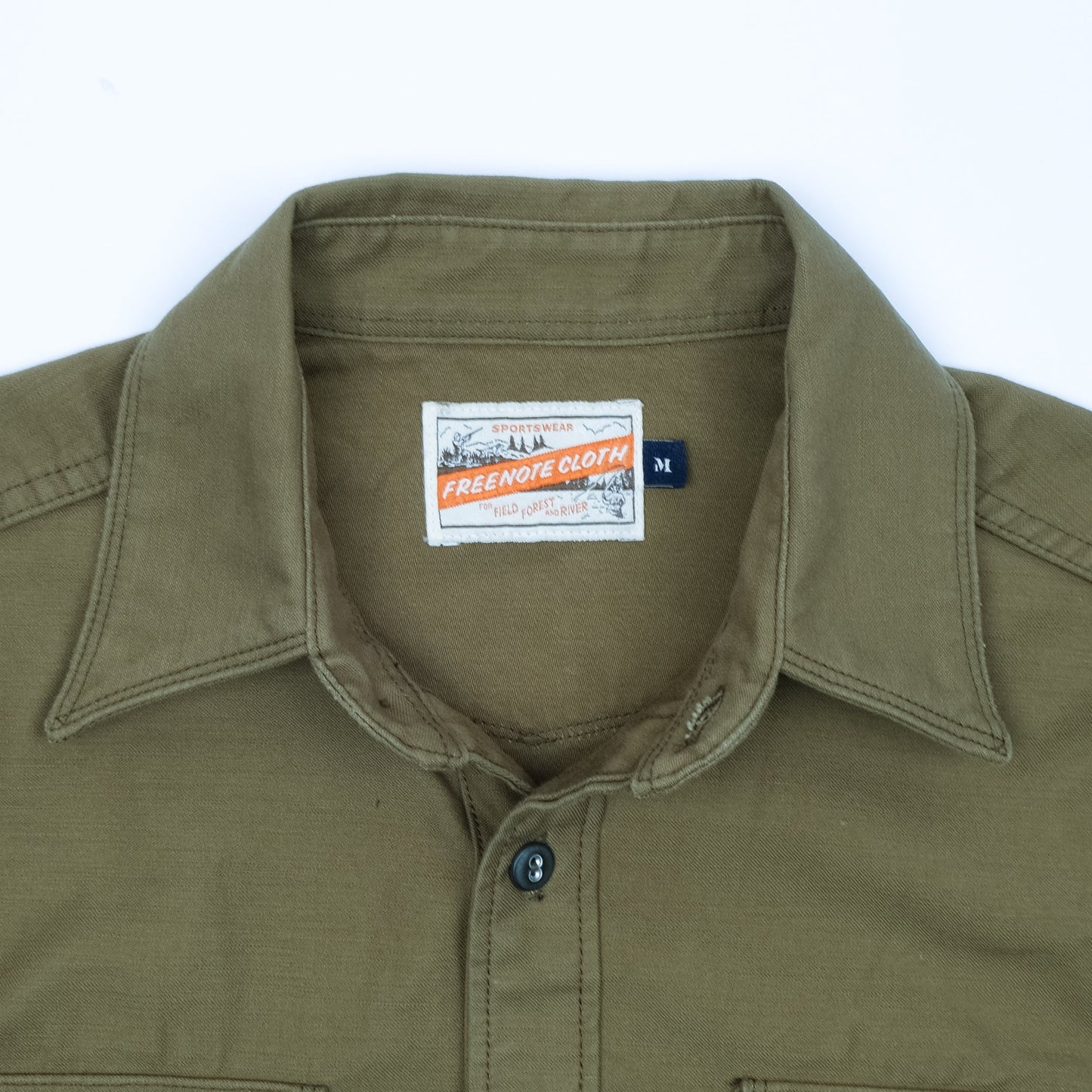 Scout Shirt in Olive Canvas