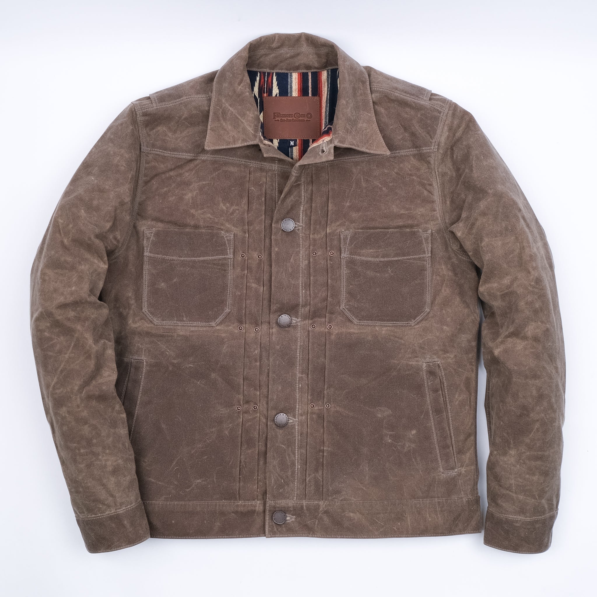 Waxed Riders Jacket in Oak