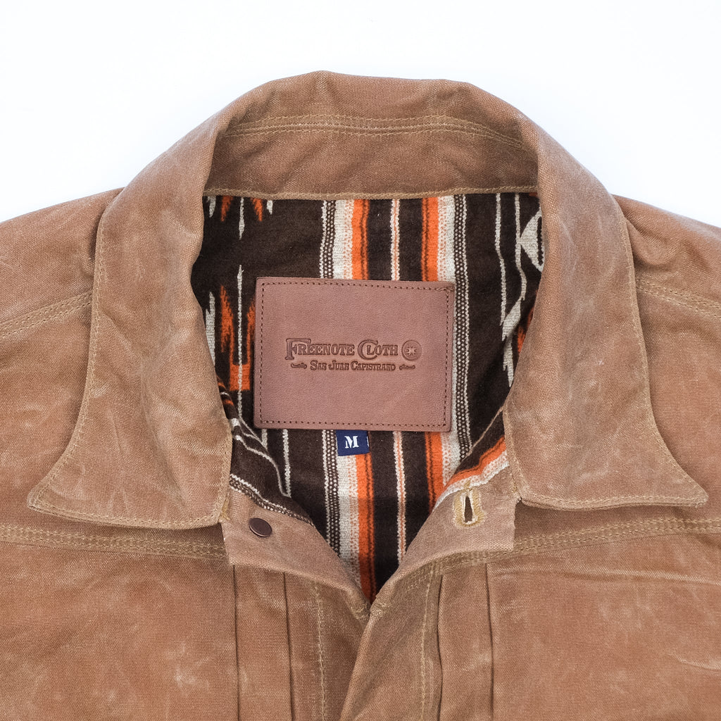 Waxed Riders Jacket in Rust