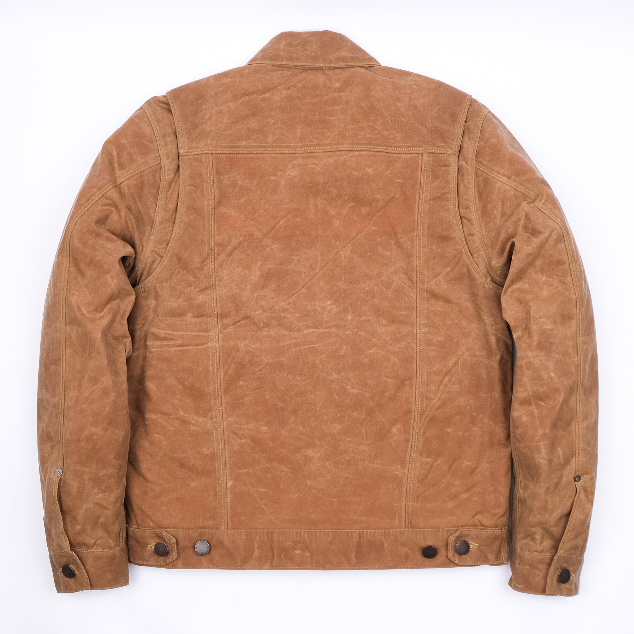 Waxed Riders Jacket in Rust