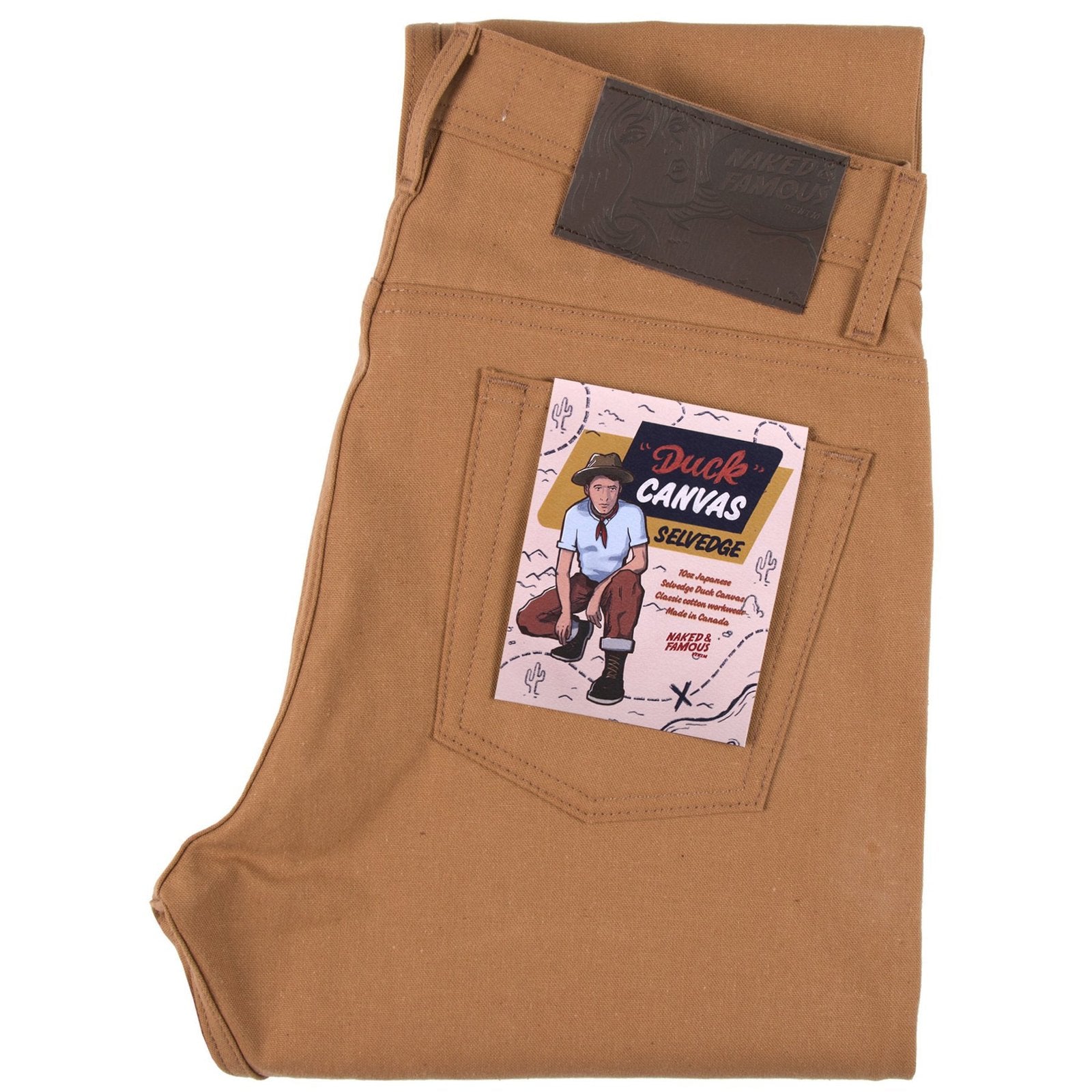 Weird Guy Duck Canvas Selvedge